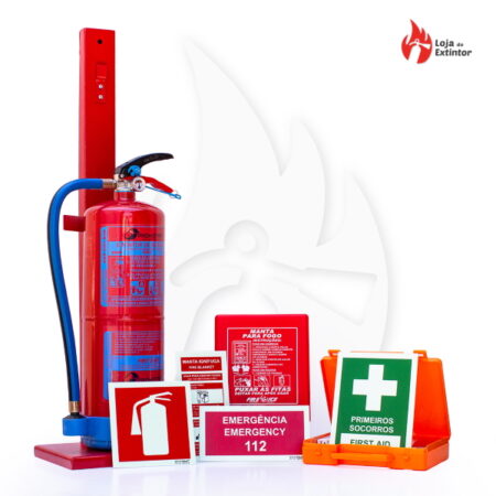Pack Alojamento Local - Apartamento - Extintor Água ABF 6lts c/ Suporte Amovível