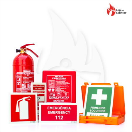 Pack Alojamento Local - Apartamento - Extintor Pó-Químico 2Kg